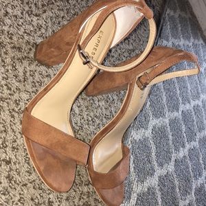 High heel open toed shoes